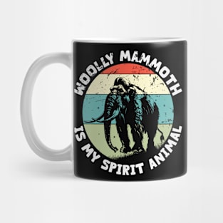 Woolly Mammoth is my Spirit Animal Vintage Mug